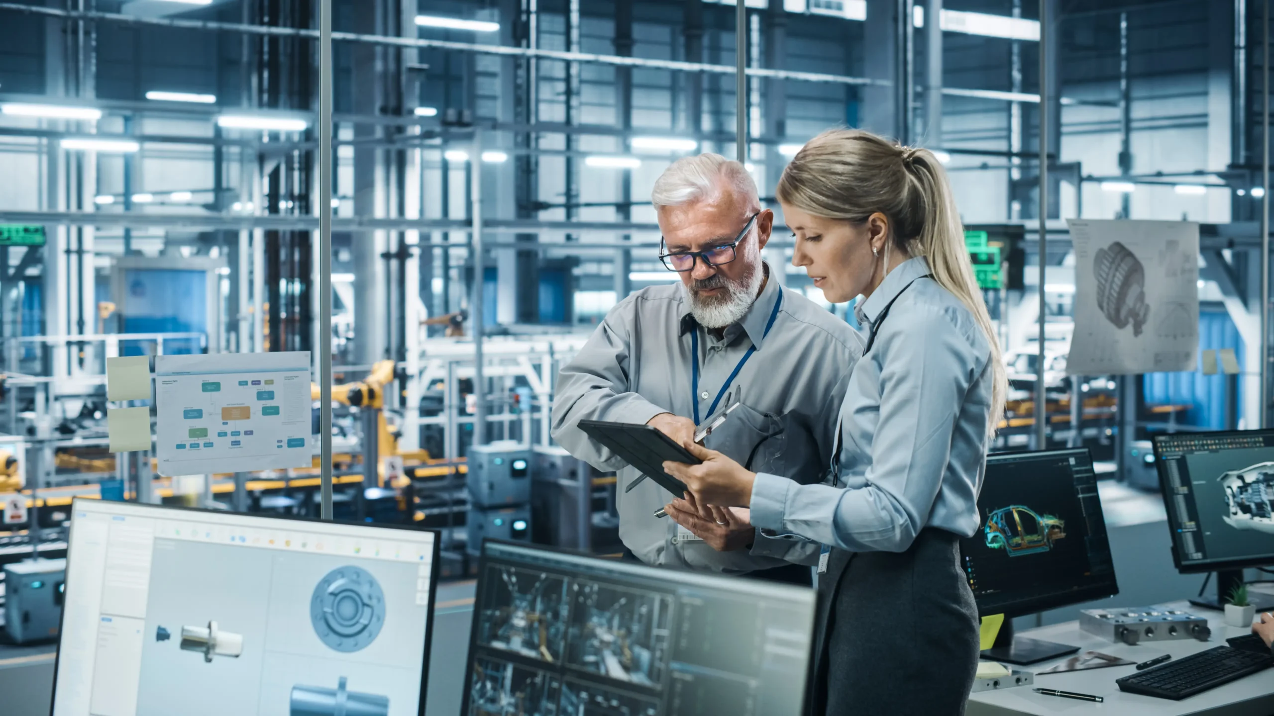 Engineers ontwikkelen en testen draadloze besturingen in industriële omgeving
